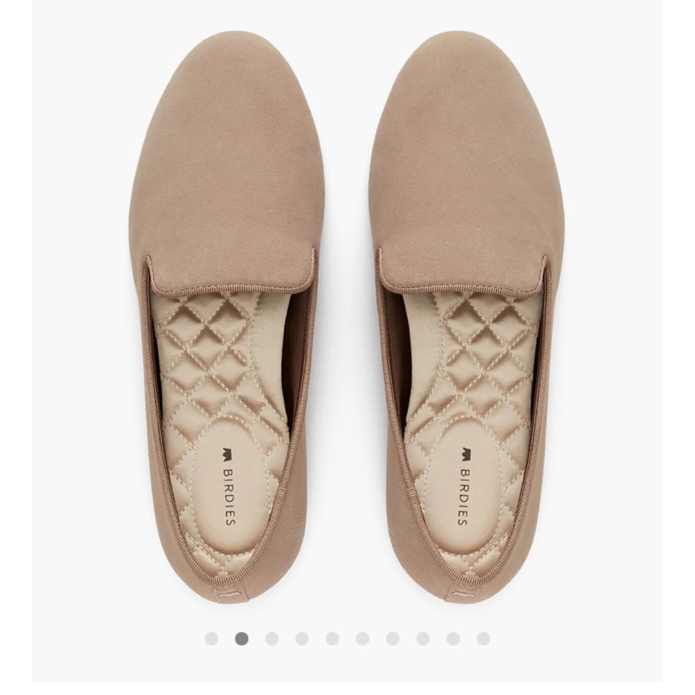 BNIB Birdies - Starling in Latte Suede